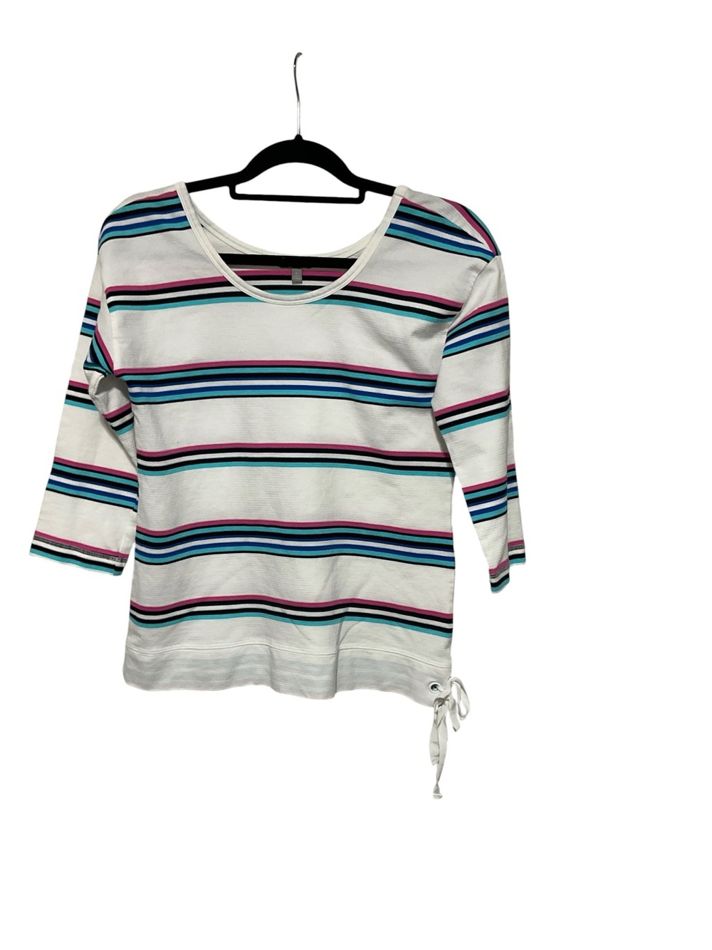 Talbots Striped 3/4 Sleeve Top – Size Small